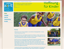 Tablet Screenshot of kita-creche.de